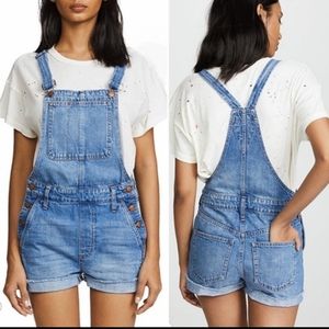 NWT Madewell Adirondack Jean Short Overalls
